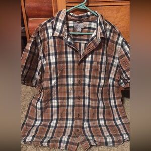 Men’s Carhartt Short Sleeve Button Up Shirt 2XL